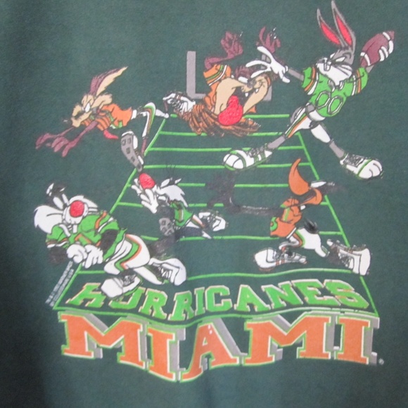 SALE!!! Rare vintage Looney Tunes Toons Miami crew neck 1993. - Picture 2 of 8